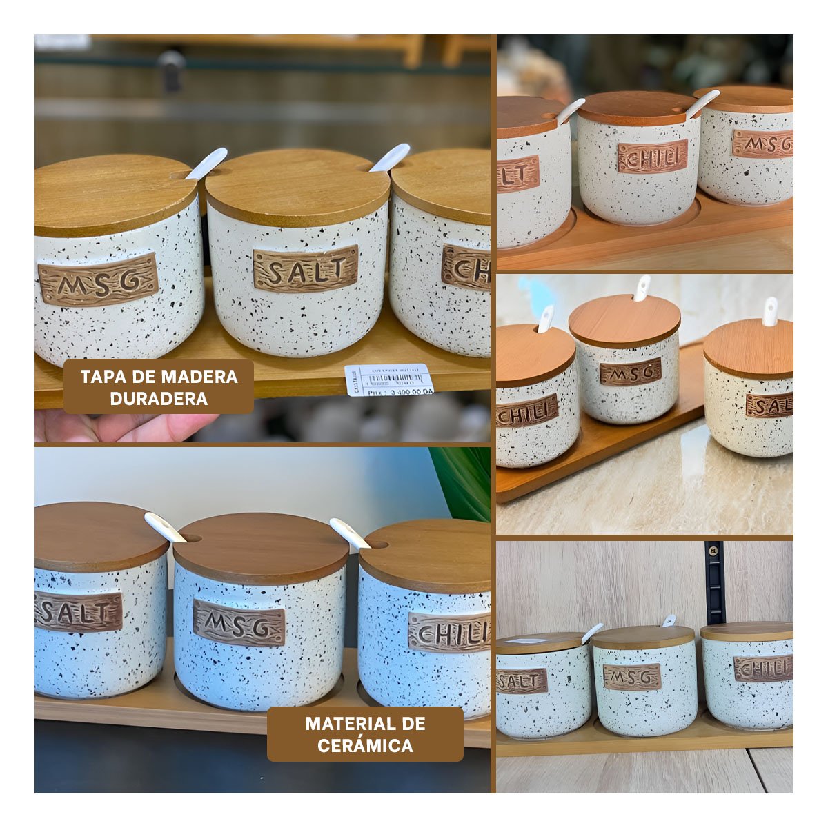 BASE DE CONTENEDORES CON TAPA Y CUCHARAS PARA MANTENER PRODUCTOS FRESCOS Y+LIGAS REGALO - 5