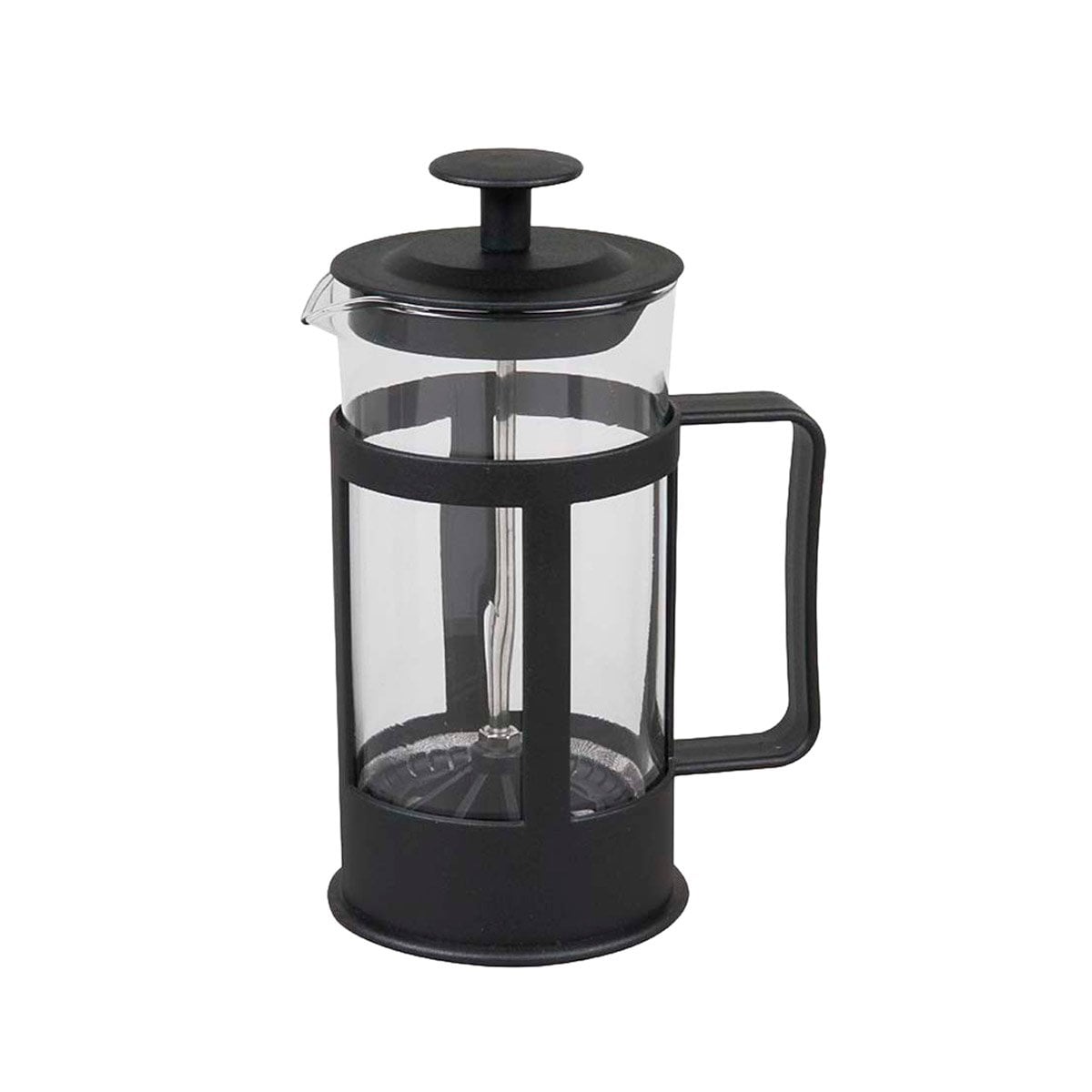 PREPARADOR MULTIFUNCIONAL PRENSA FRANCESA COMPACTO NEGRO 600ML Y+REGALO STICKER - 3