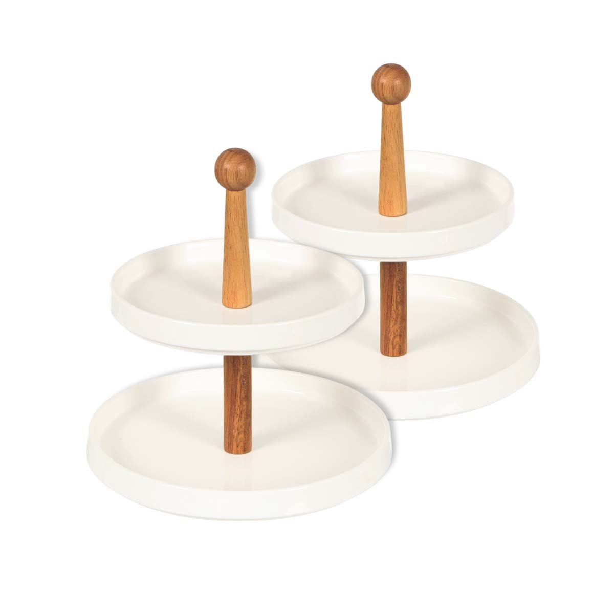 BASE 2 NIVELES DE CERAMICA QUE PERMITE ORDENAR TODO EN COCINA Y+REGALO STICKER - 3