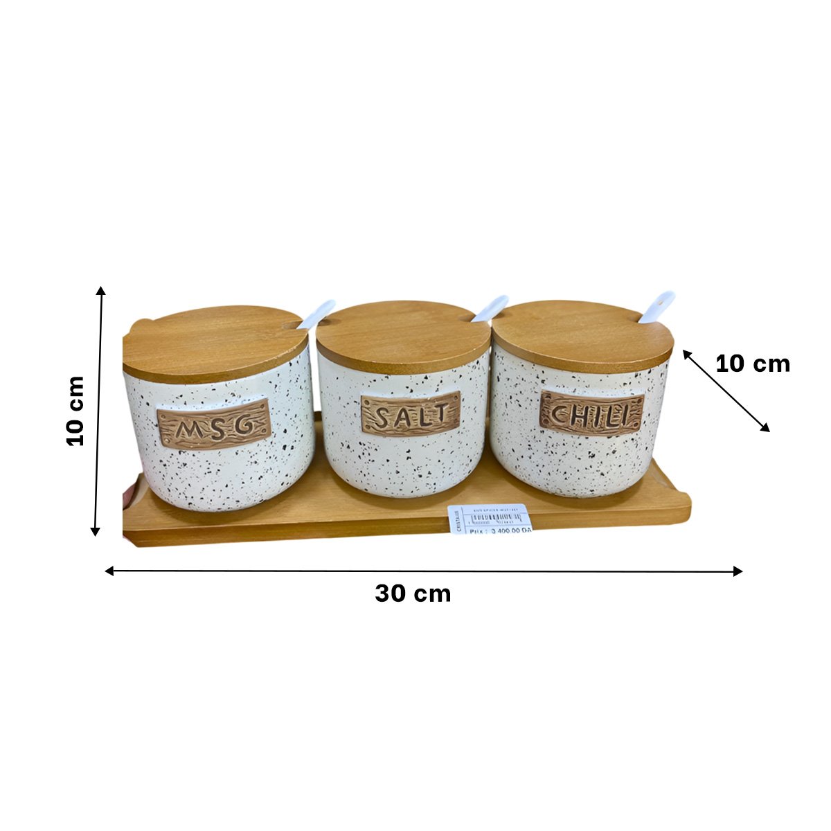 PACK2 ESTANTE DE CONTENEDORES CON TAPA Y CUCHARAS PARA PRODUCTOS FRESCOS Y+REGALO STICKER - 4