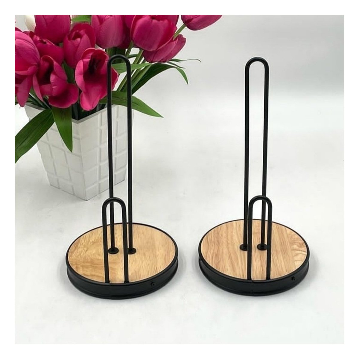 SUJETA ELEGANTE VERTICAL NEGRO CON DISEÑO MODERNO Y+LIGAS REGALO - 2