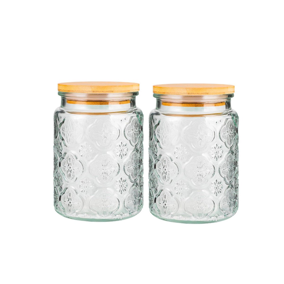 ENVASE DE VIDRIO CON TAPA Y FLORES PARA MANTENER INGREDIENTES SEGUROS Y+REGALO STICKER - 3