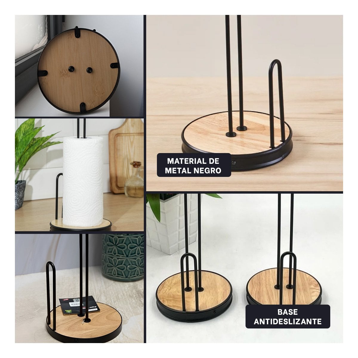 SUJETA MULTIFUNCIONAL VERTICAL DE MADERA PARA USO DIARIO Y+POST IT - 5