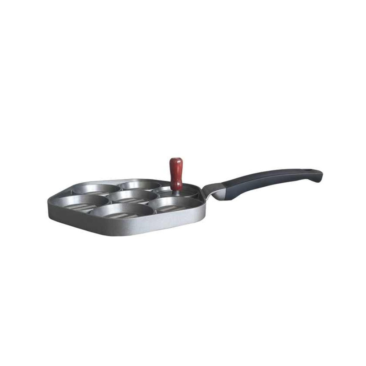PACK6 BASE DE METAL PARA PANQUEQUES Y TORTILLAS RAPIDAS NEGRO Y+REGALO STICKER - 2