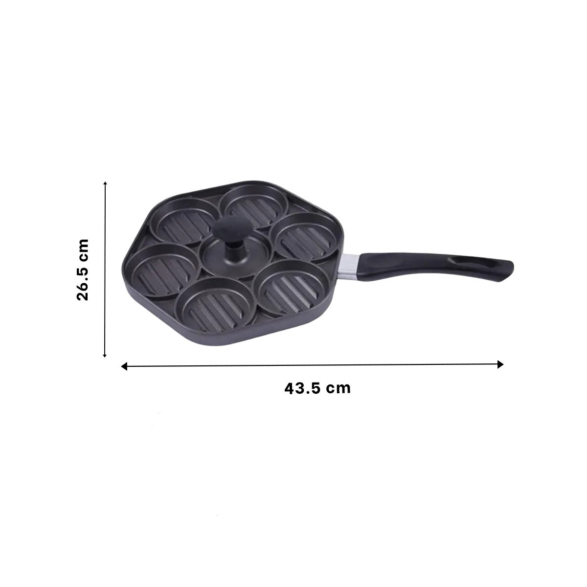 PLANCHA REUTILIZABLE PARA BOCADILLOS DE FIESTA O HOGAR NEGRO Y+POST IT - 4