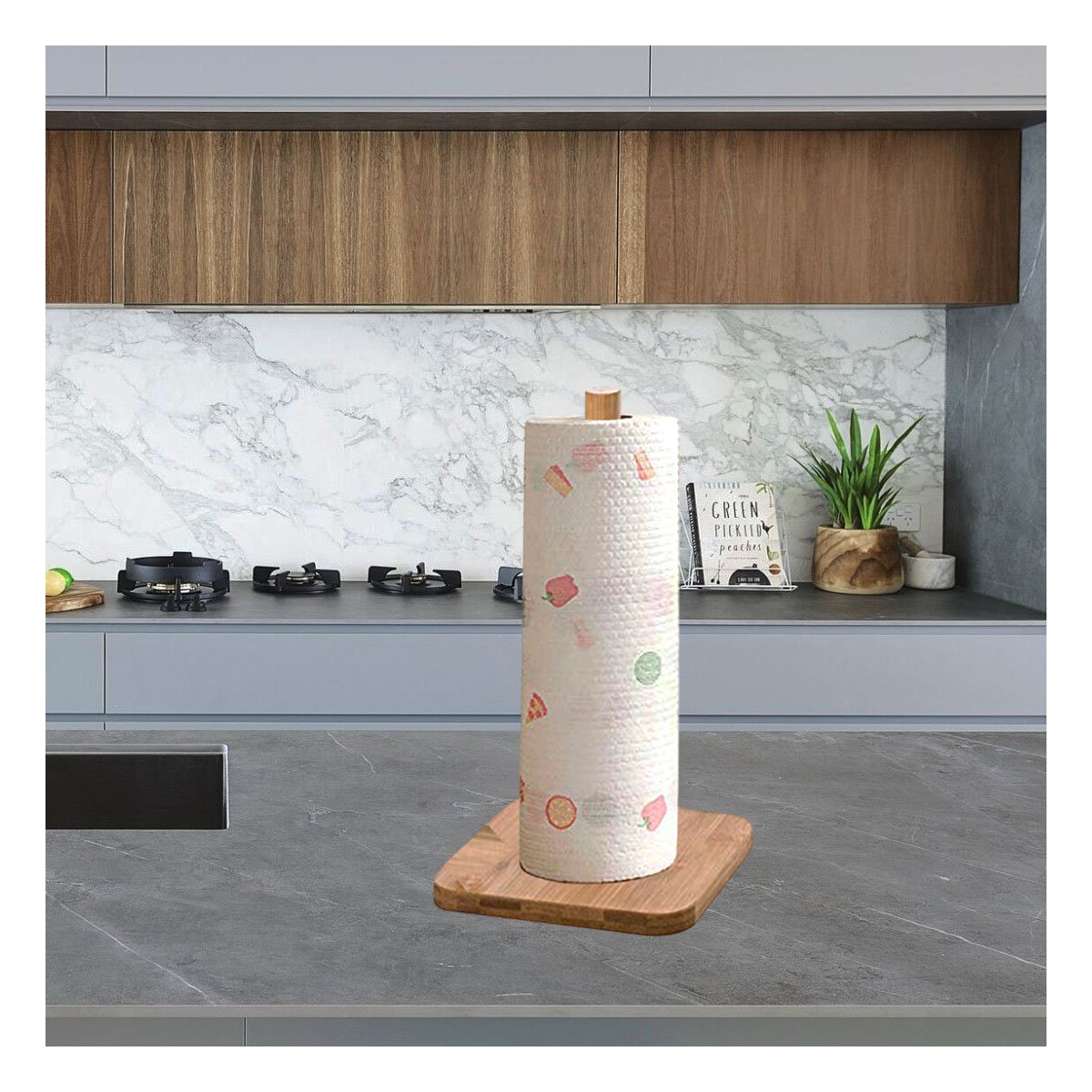 PACK4 SUJETA MULTIFUNCIONAL VERTICAL CON BASE CUADRADA PARA USO DIARIO Y+PAPEL REGALO - 5