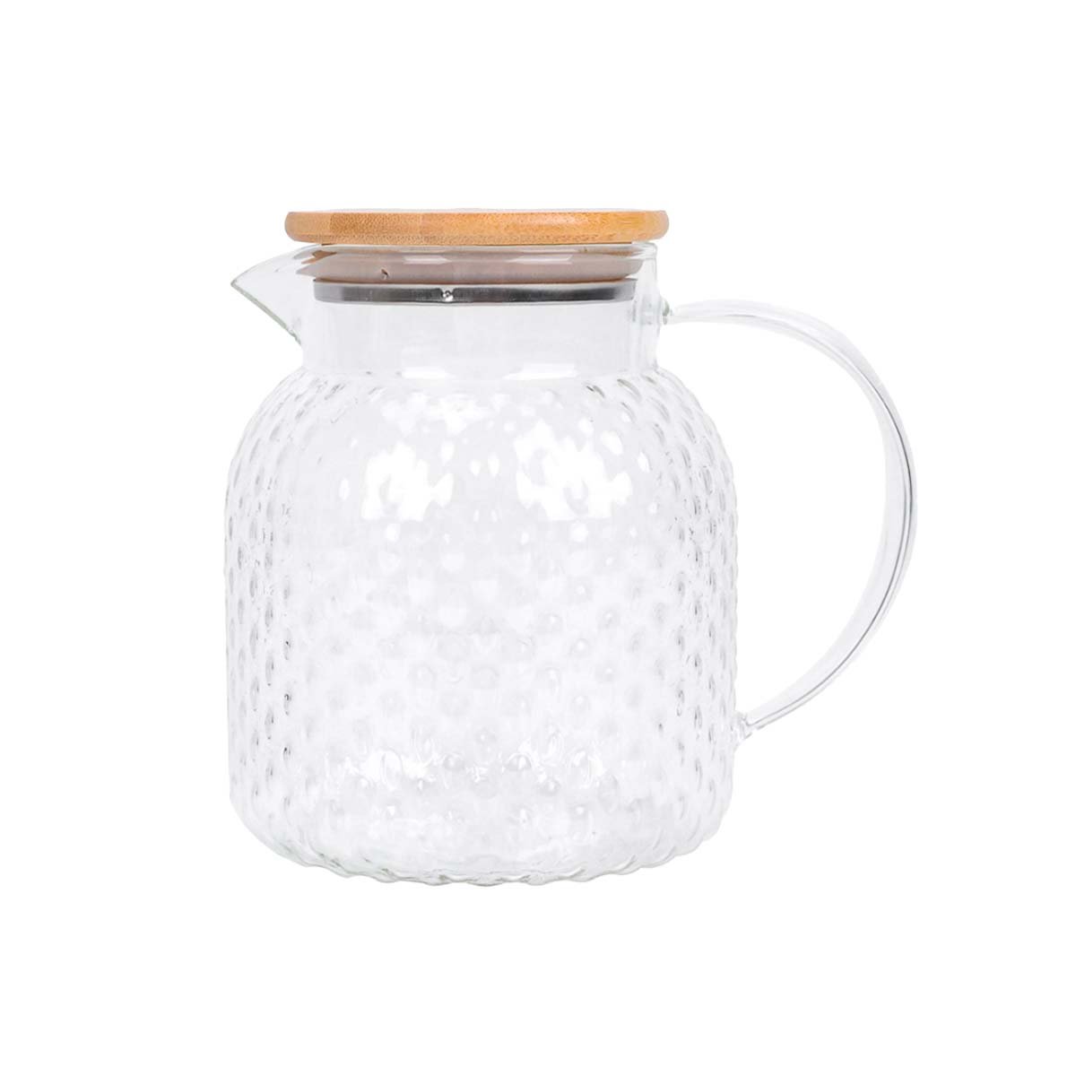 PACK2 BOTELLA ELEGANTE CON TAPA DE MADERA PARA COCINA O COMEDOR TRANSPARENTE Y+REGALO STICKER - 2