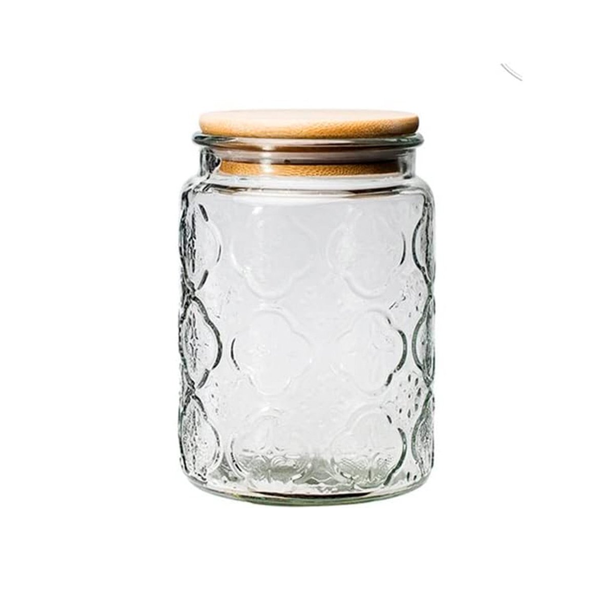 PACK2 RECIPIENTE DE VIDRIO CON TAPA Y FLORES PARA GUARDAR DULCES Y BOTANAS Y+REGALO STICKER - 2