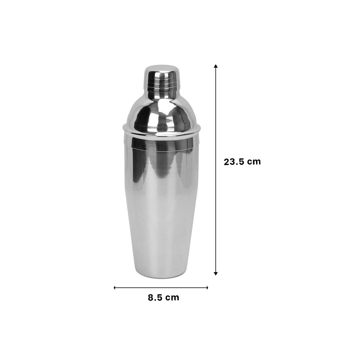 PACK4 ENVASE BARISTA METALICO PLATEADO PERFECTO PARA MEZCLAS 8,5X23,5CM Y+PAPEL REGALO - 4