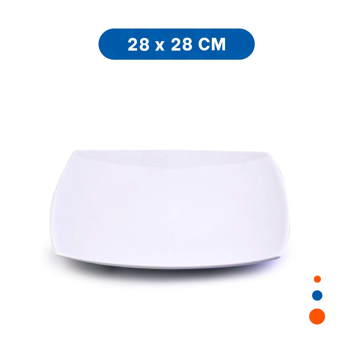 ELEMENTO GEOMETRICO CUADRADO PARA PRESENTAR PLATOS EN REUNIONES FAMILIARES Y+LIGAS REGALO - 4