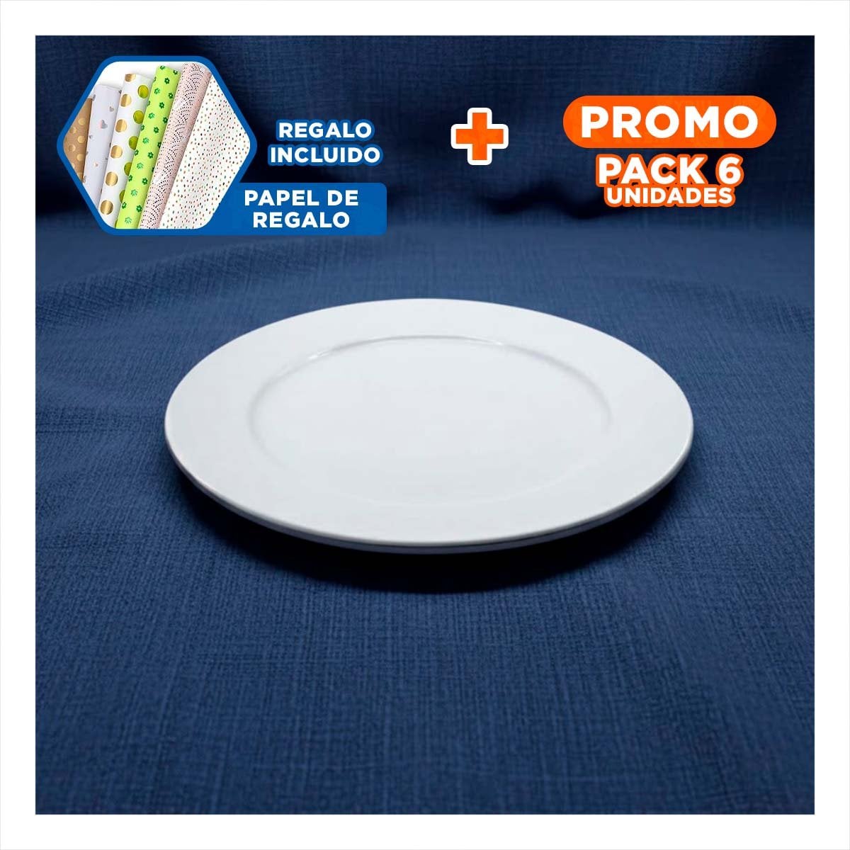 PACK6 RECIPIENTE RESISTENTE PARA PRESENTACION DE COMIDAS Y+PAPEL REGALO - 1