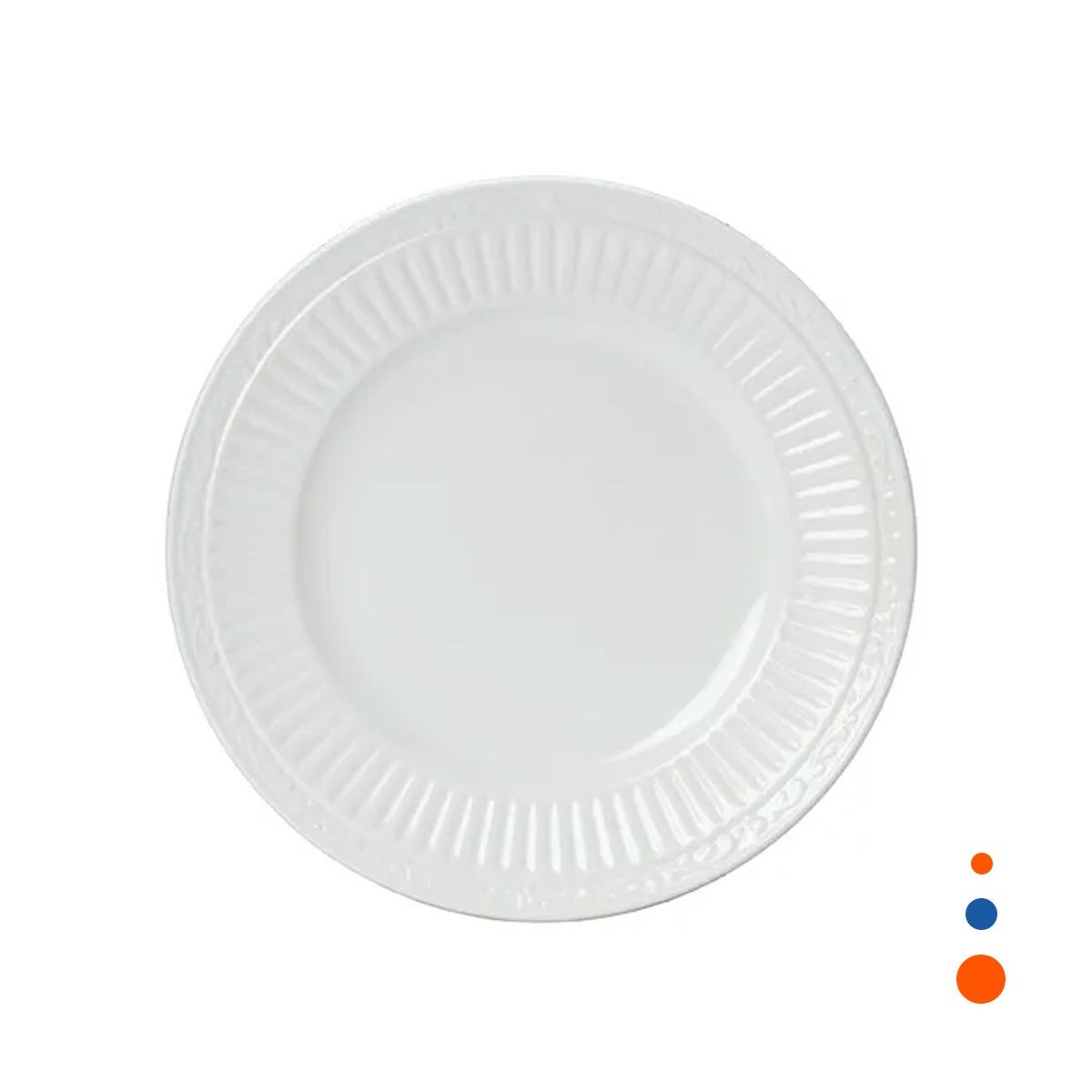 PACK4 ACCESORIO PARA MESA BLANCO CON DISENO RAYADO VERTICAL Y+PAPEL REGALO - 3