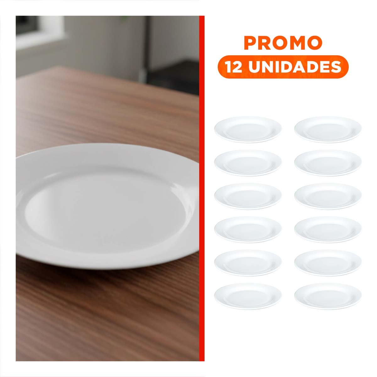 PACK12 COMPLEMENTO BLANCO PARA PRESENTACION EN REUNIONES FAMILIARES Y+REGALO STICKER - 1
