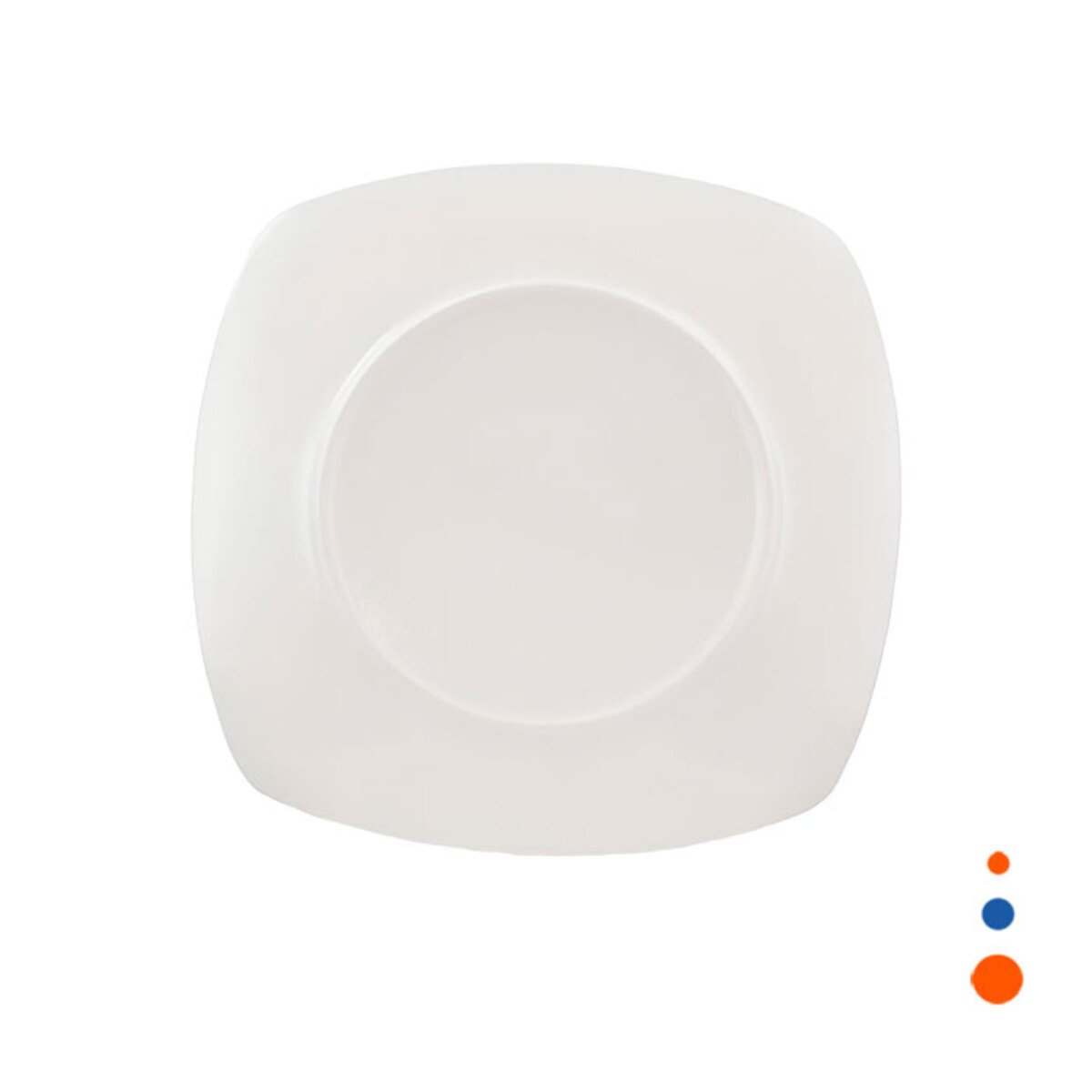 PACK4 BLANCO ACCESORIO CUADRADO PARA COMEDOR MODERNO Y+PAPEL REGALO - 3