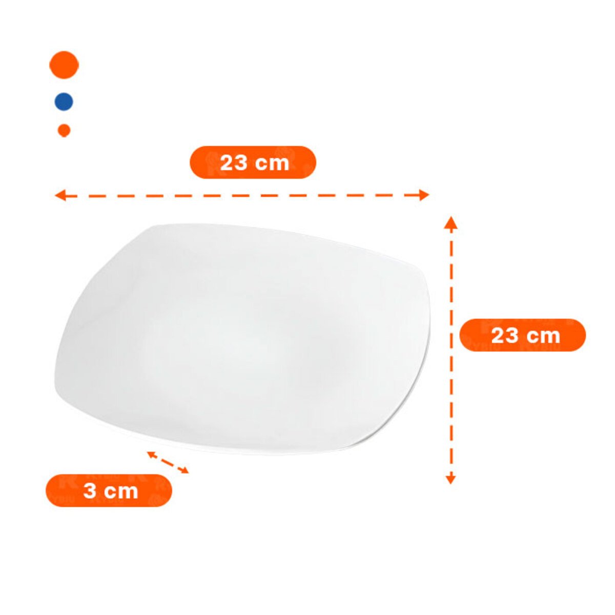 PACK12 MESA ELEGANTE CON COMPLEMENTO BLANCO CUADRADO Y+REGALO STICKER - 4