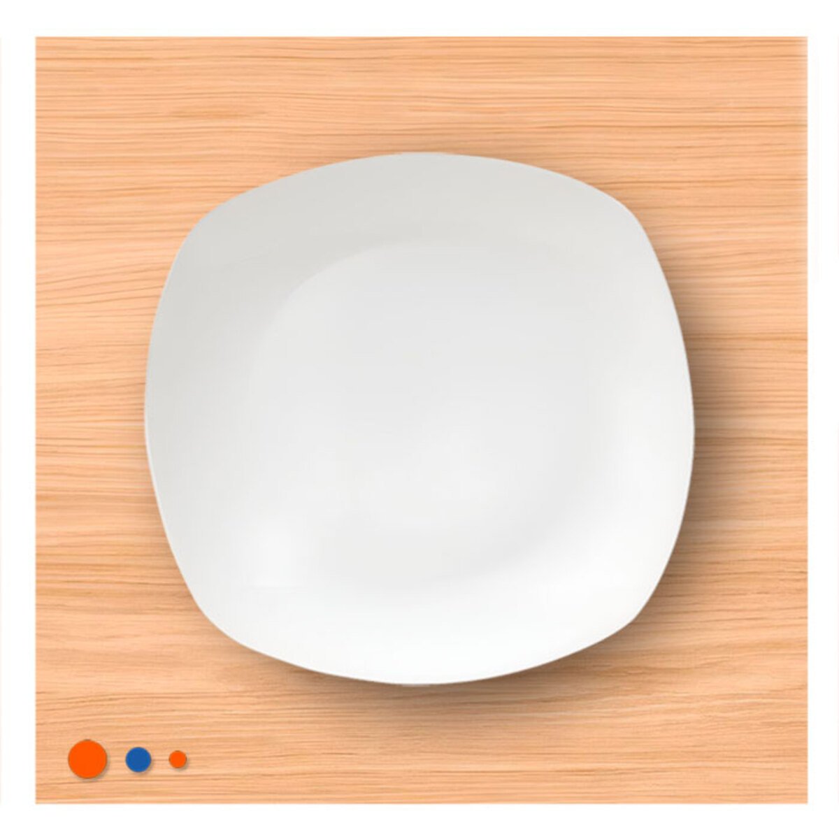 PACK12 MESA ELEGANTE CON COMPLEMENTO BLANCO CUADRADO Y+REGALO STICKER - 5