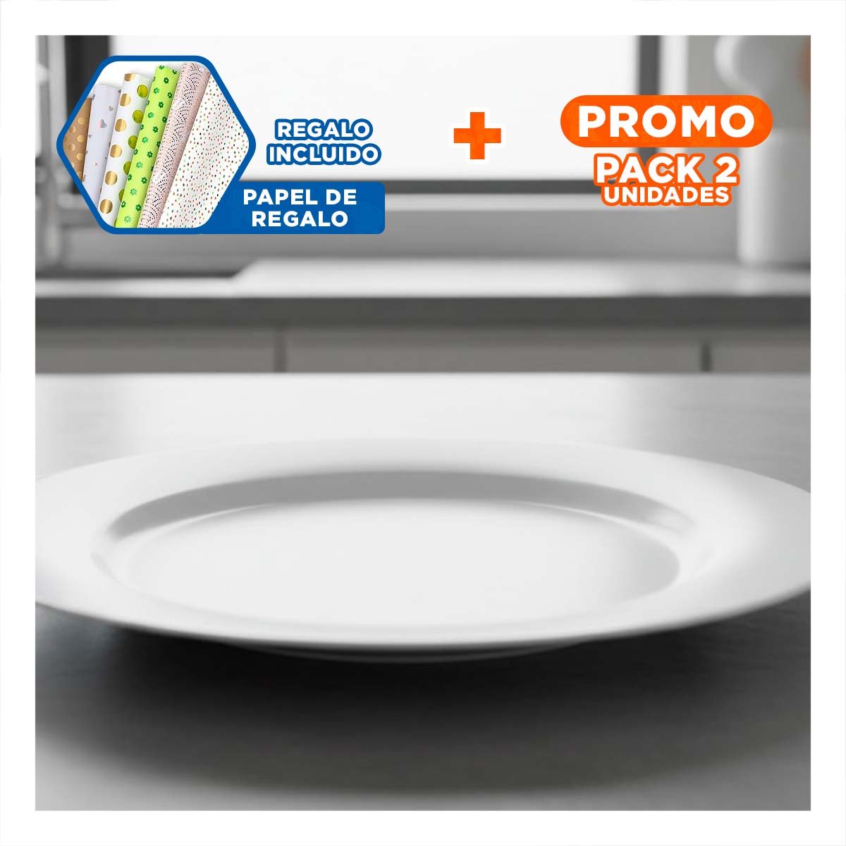 PACK2 BOWL FUNCIONAL PARA PRESENTAR ALIMENTOS EN REUNIONES Y+PAPEL REGALO - 1
