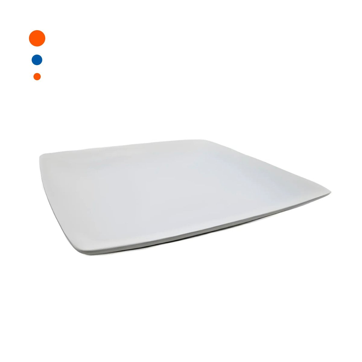 PIEZA GEOMETRICA CUADRADA PARA SERVIR ALIMENTOS EN COMEDOR DE CASA Y+PAPEL REGALO - 1