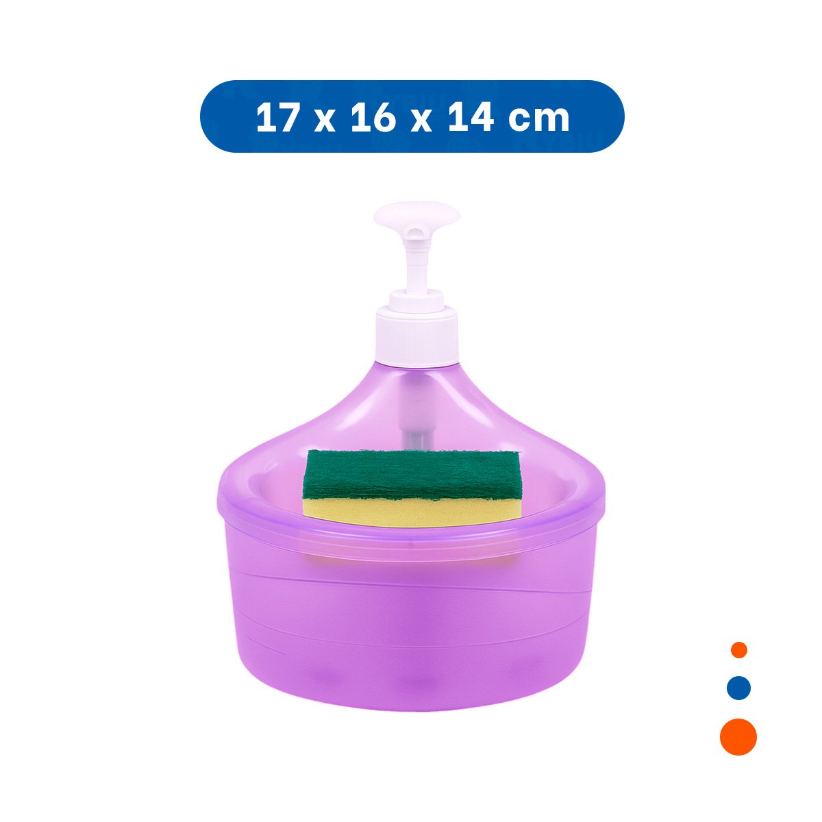 PACK12 SISTEMA FUNCIONAL PARA JABON LAVAVAJILLA CIRCULAR MORADO Y+PAPEL REGALO - 4