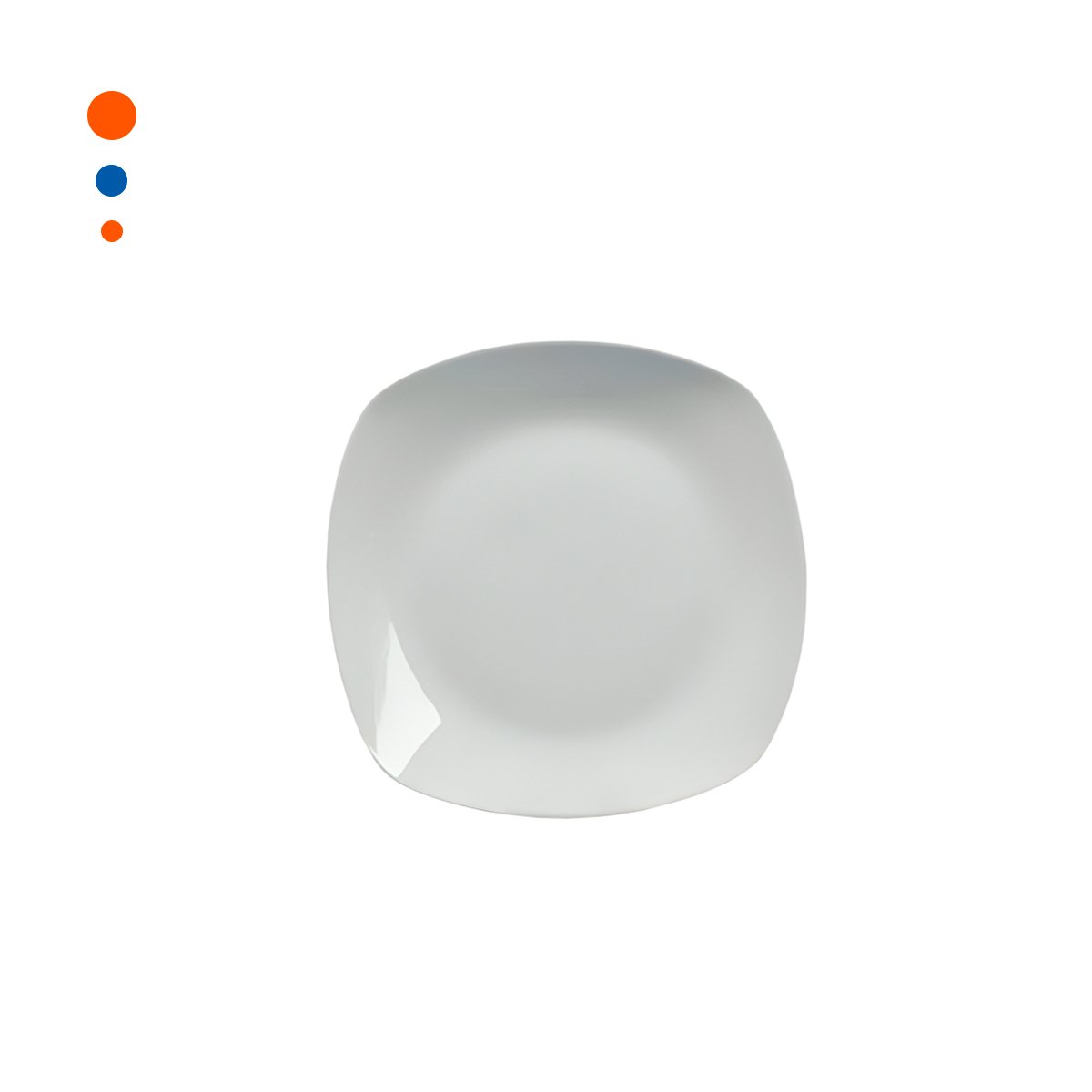 PACK12 BOWL TRADICIONAL CUADRADO CON BORDE CURVO PARA HOGAR CLASICO Y+REGALO STICKER - 2