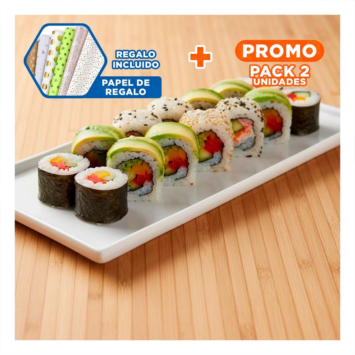 PACK2 BOWL RESISTENTE RECTANGULAR PARA COMEDOR FAMILIAR EN CASA Y+PAPEL REGALO - 1