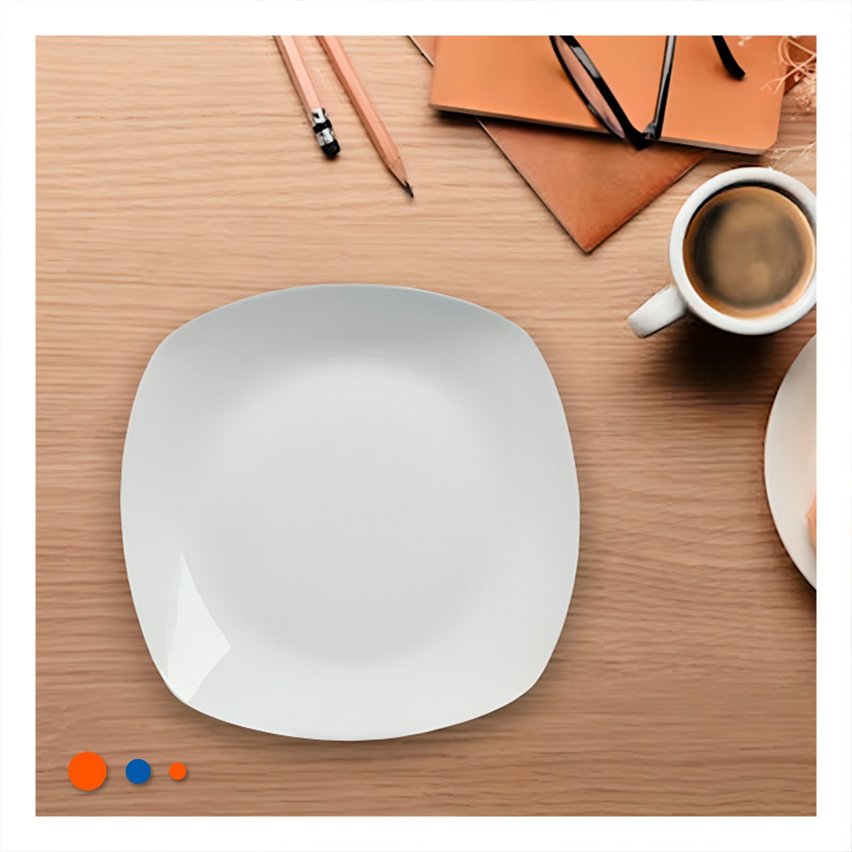 PACK6 BOWL PRACTICO CUADRADO CON BORDE CURVO PARA COCINA DIARIA - 3