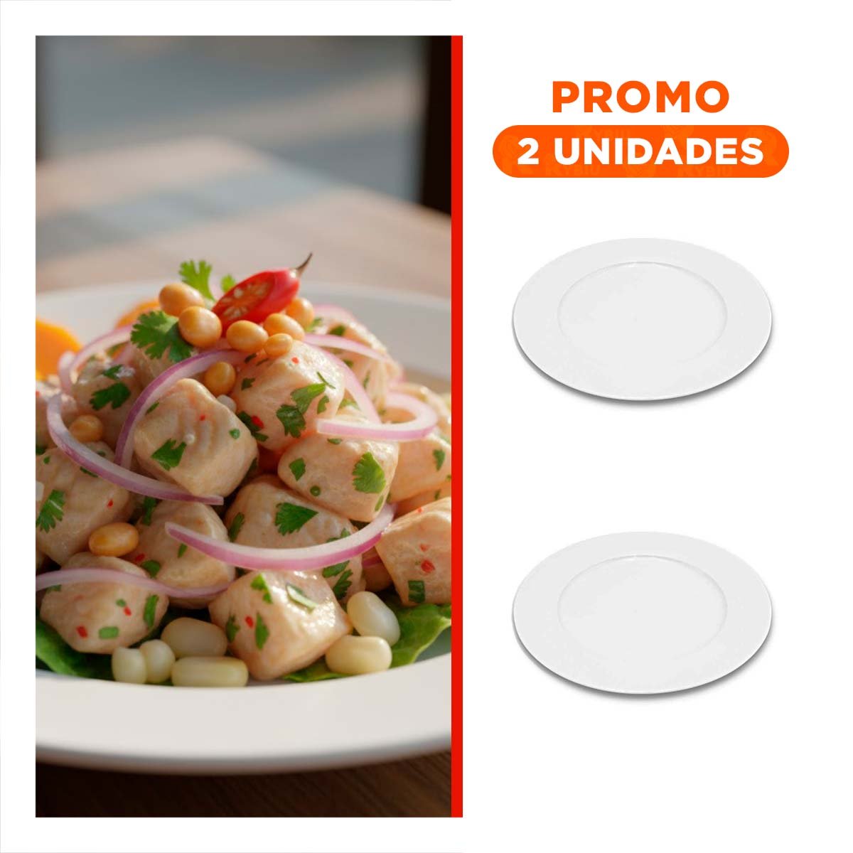 PACK2 VAJILLA FUNCIONAL PARA USO DIARIO EN COCINA FAMILIAR - 1