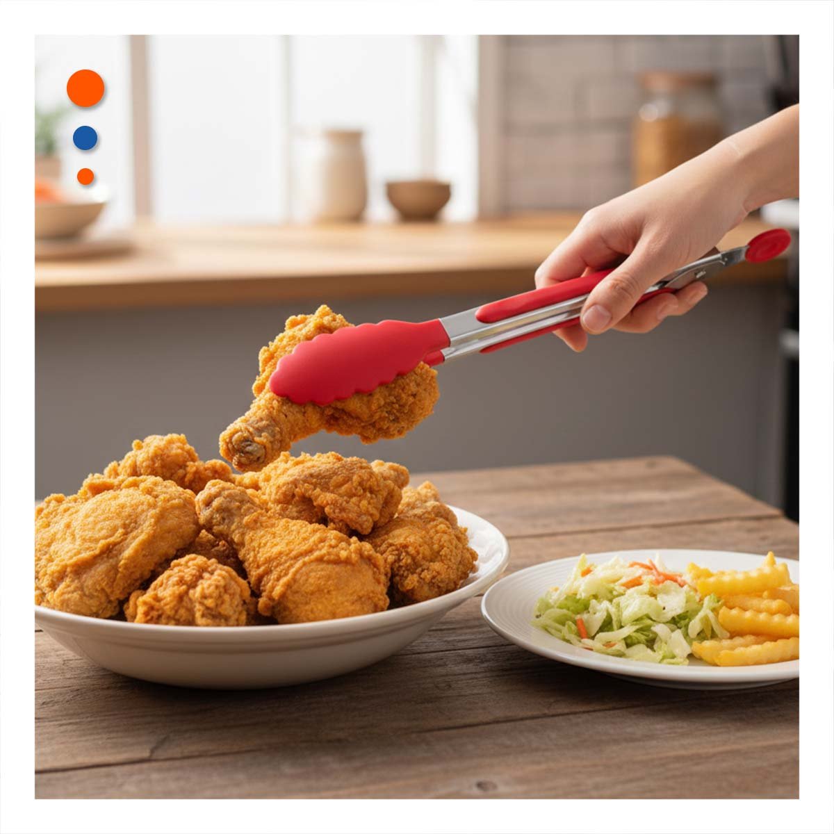 PACK12 SUJETA COMPACTA 21CM EN ROJO PARA COCINA HOGAR PRACTICO Y+REGALO STICKER - 5