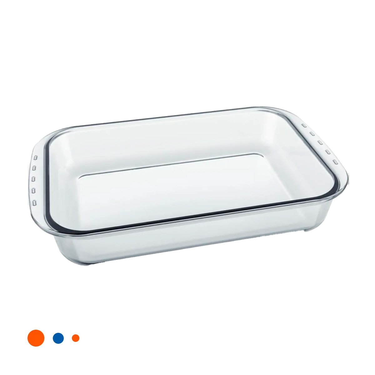 CRISTALERIA RECTANGULAR DE VIDRIO 40X24X72 CM TRANSPARENTE PARA COCINA HOGAR Y+PAPEL REGALO - 1