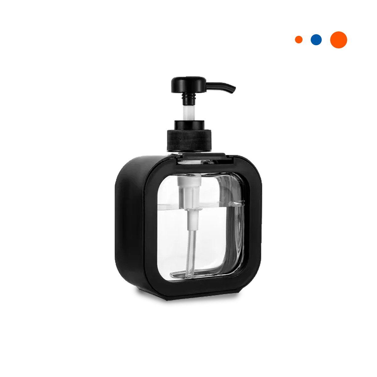 SISTEMA MANUAL PARA JABON CUADRADO NEGRO EN COCINA MODERNA Y+REGALO STICKER - 3