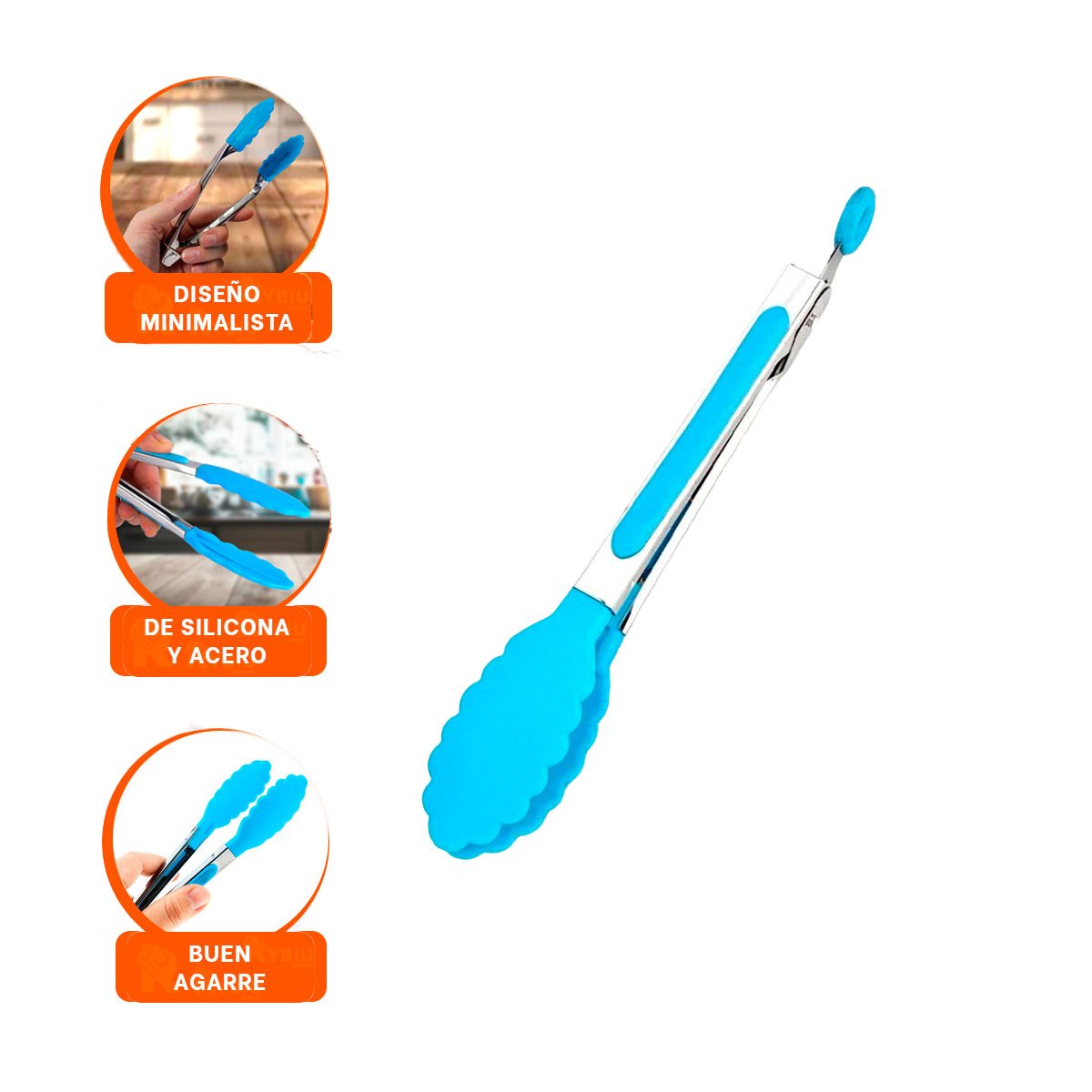 SUJECION DE COCINA 21CM CELESTE DURADERA PARA COCINA MODERNA - 3