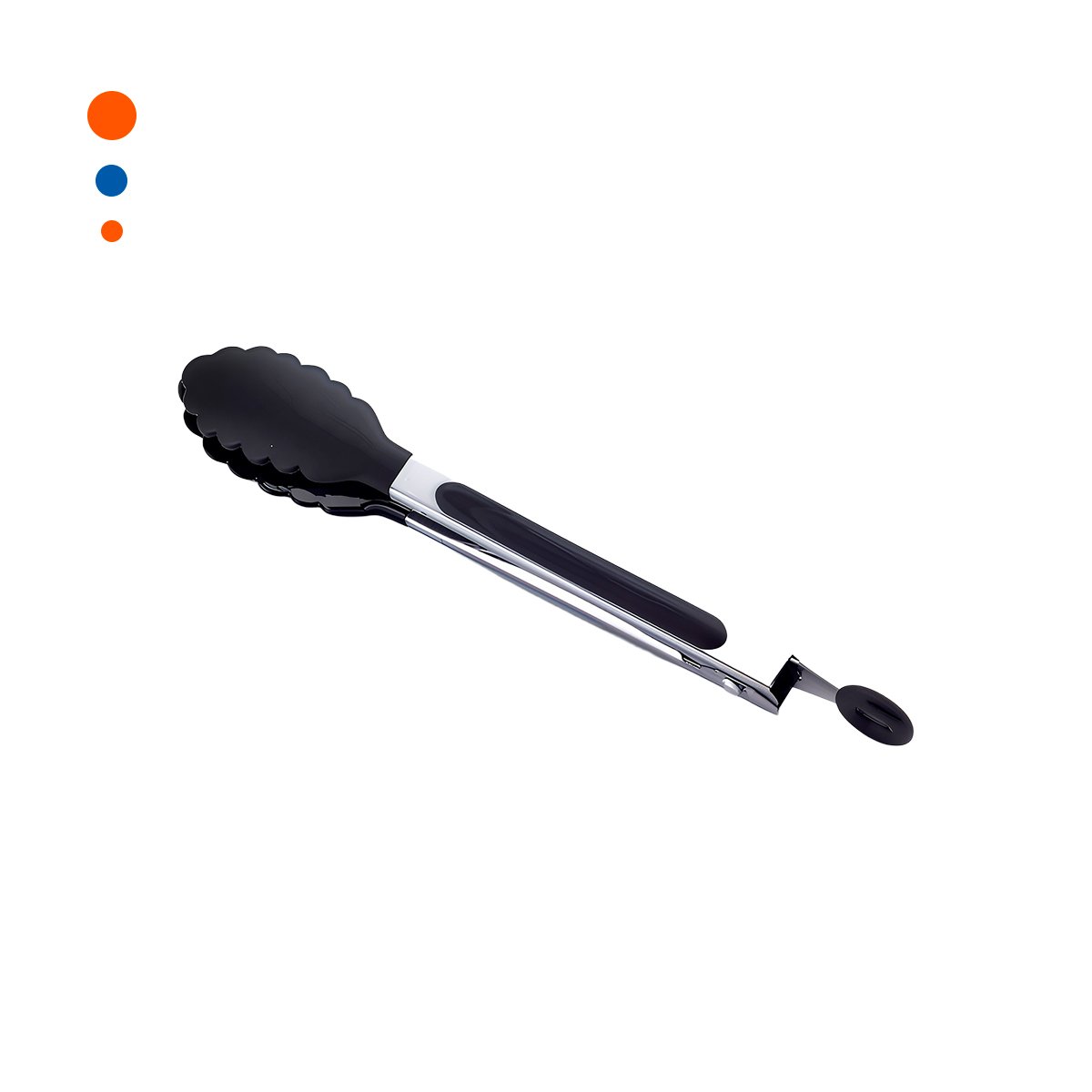 PACK2 VERSATIL MULTIUSO DE COCINA 21CM EN COLOR NEGRO PARA HOGAR Y+REGALO STICKER - 2