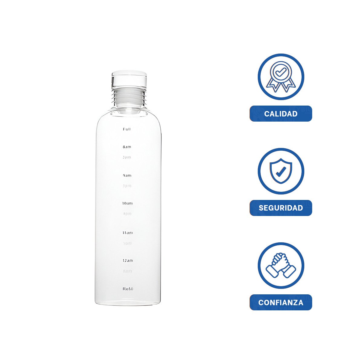 ENVASE NEGRO DE VIDRIO CON CUBIERTA 750ML TRANSPARENTE Y+LIGAS REGALO - 3