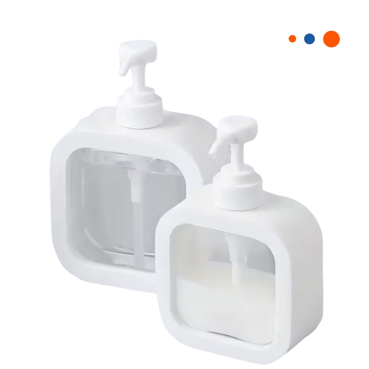 PACK4 SOLUCION RECARGABLE PARA JABON CUADRADO BLANCO MODERNO Y+PAPEL REGALO - 3