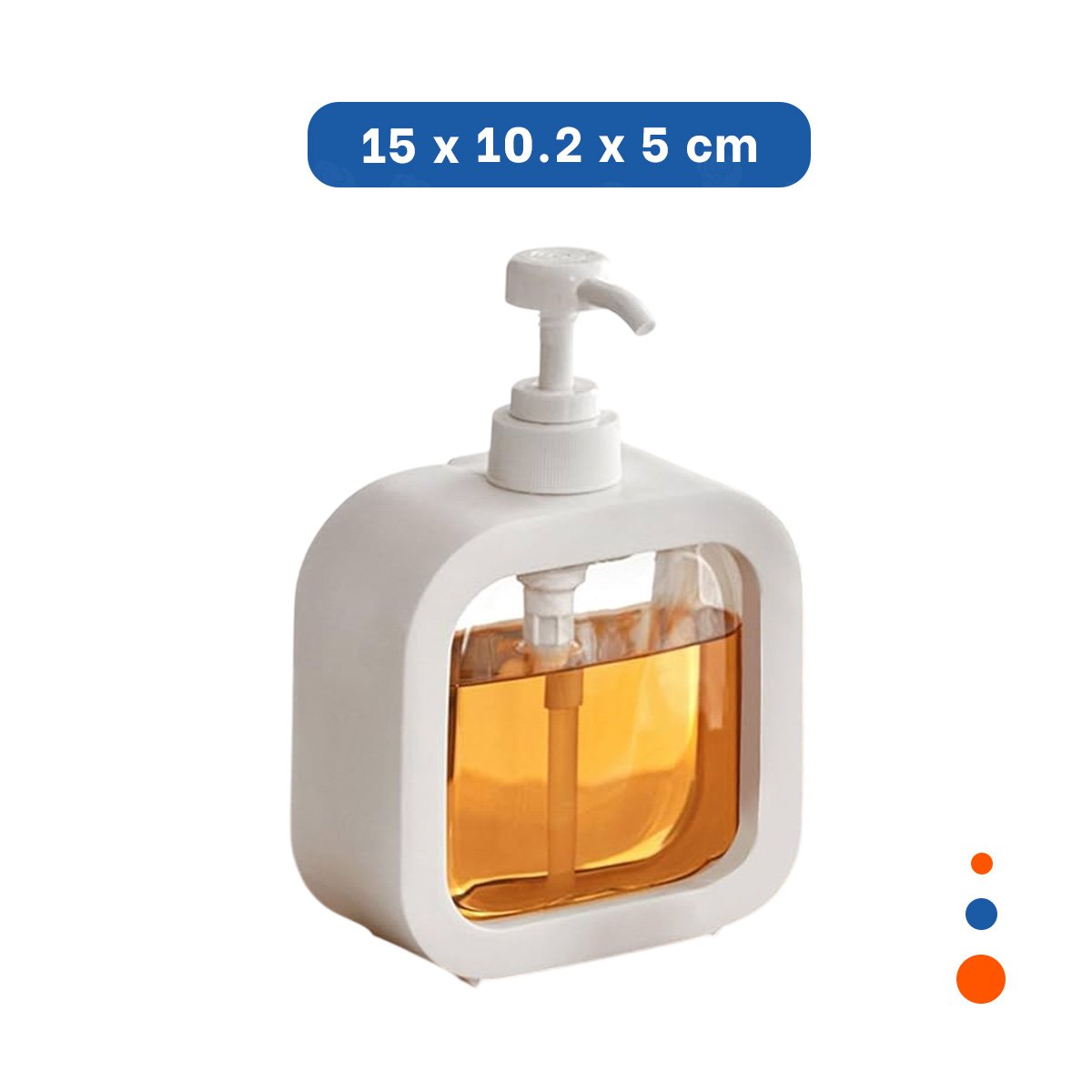 PACK4 SOLUCION RECARGABLE PARA JABON CUADRADO BLANCO MODERNO Y+PAPEL REGALO - 4