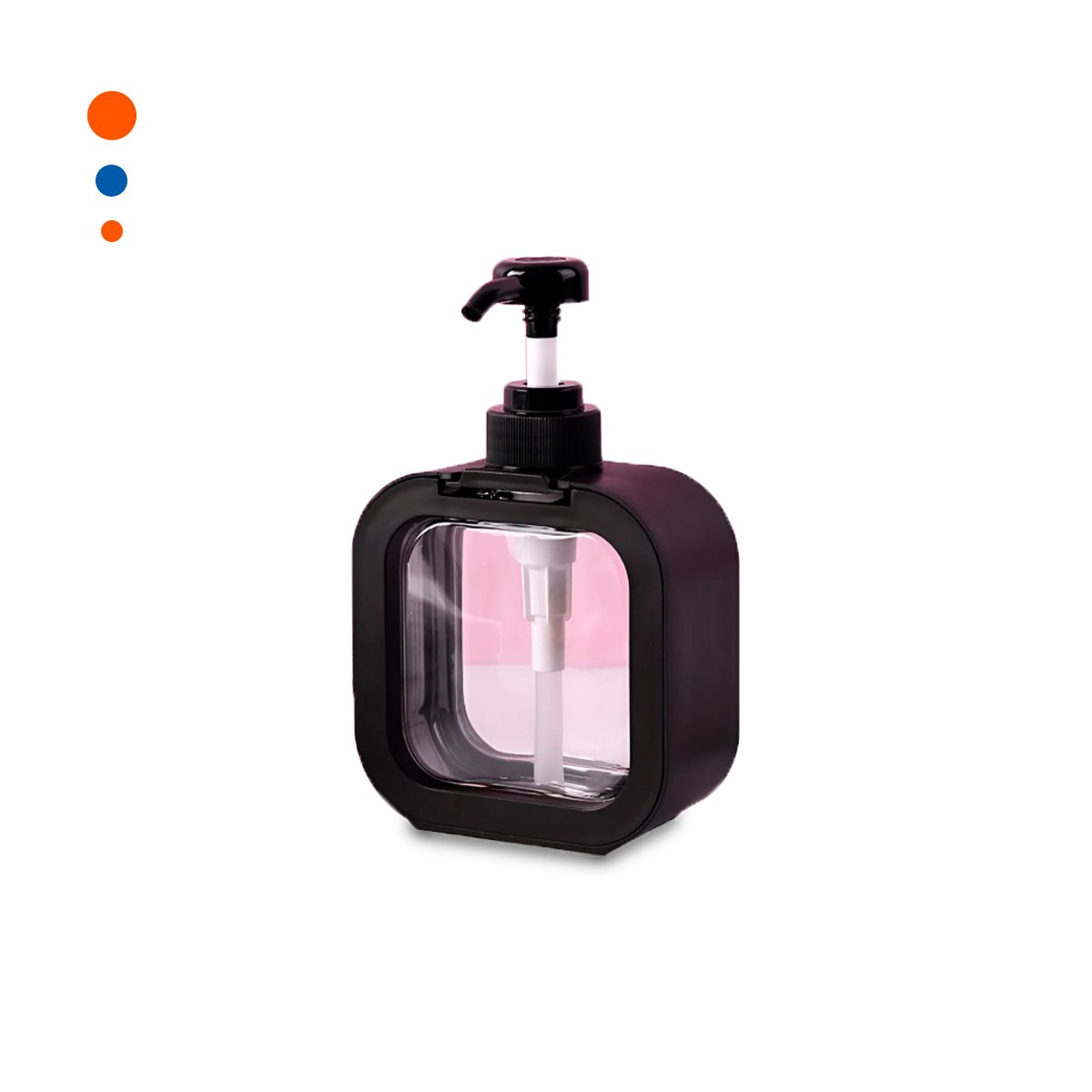 PACK2 ORGANIZADOR DE COCINA PARA JABON CUADRADO NEGRO FUNCIONAL Y+REGALO STICKER - 2