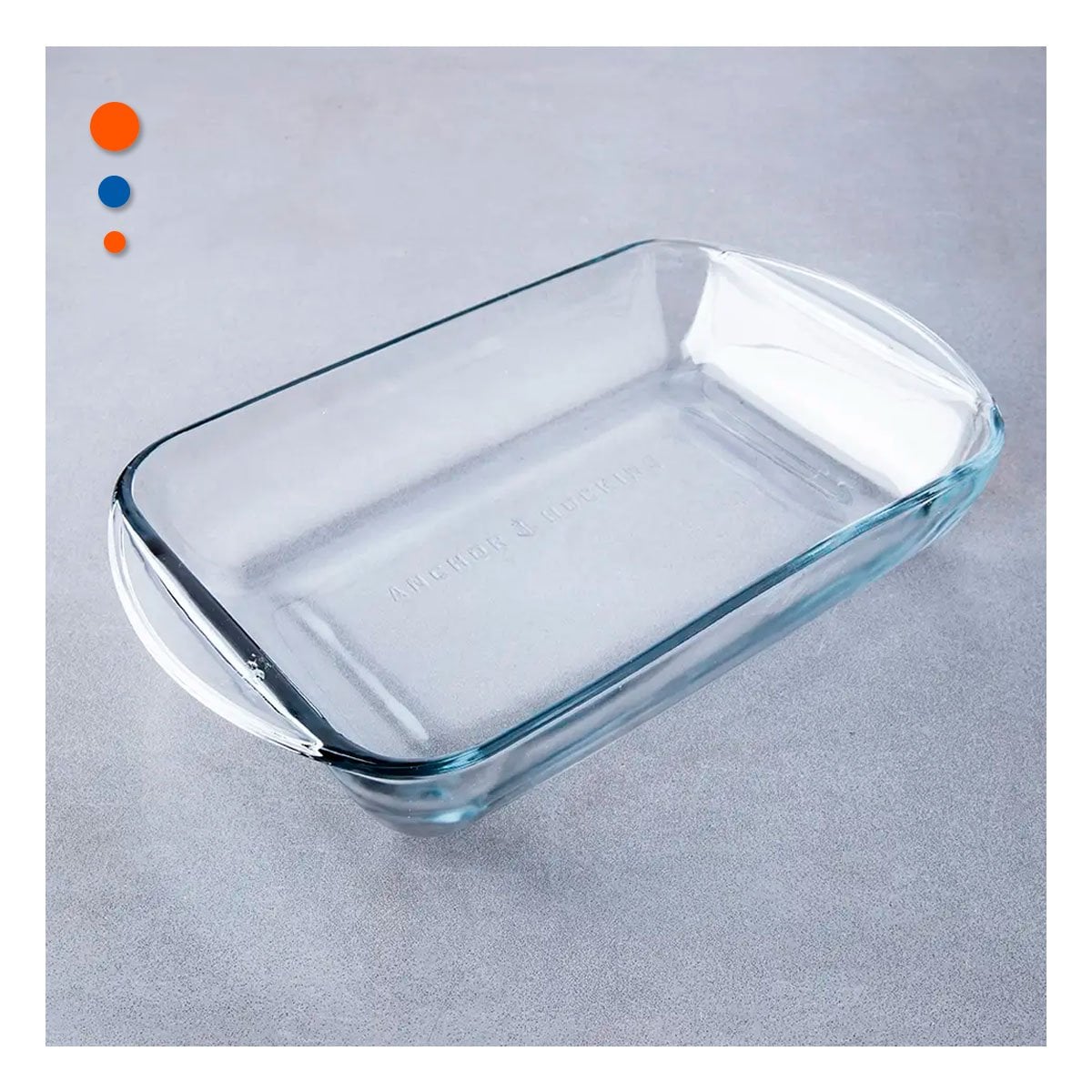PACK4 RECIPIENTE AMPLIO DE VIDRIO 40X24X72 CM TRANSPARENTE PARA HORNO Y COCINA Y+REGALO STICKER - 5