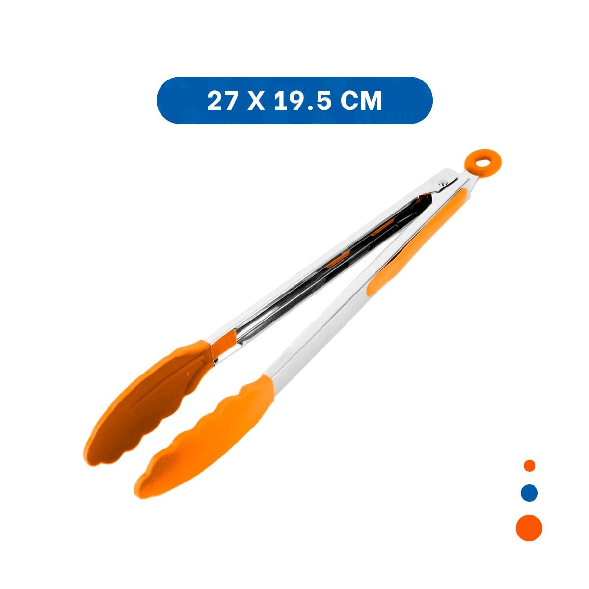 PACK6 UTENSILIO DE COCINA 21CM NARANJA MULTIUSO RESISTENTE Y+REGALO STICKER - 4