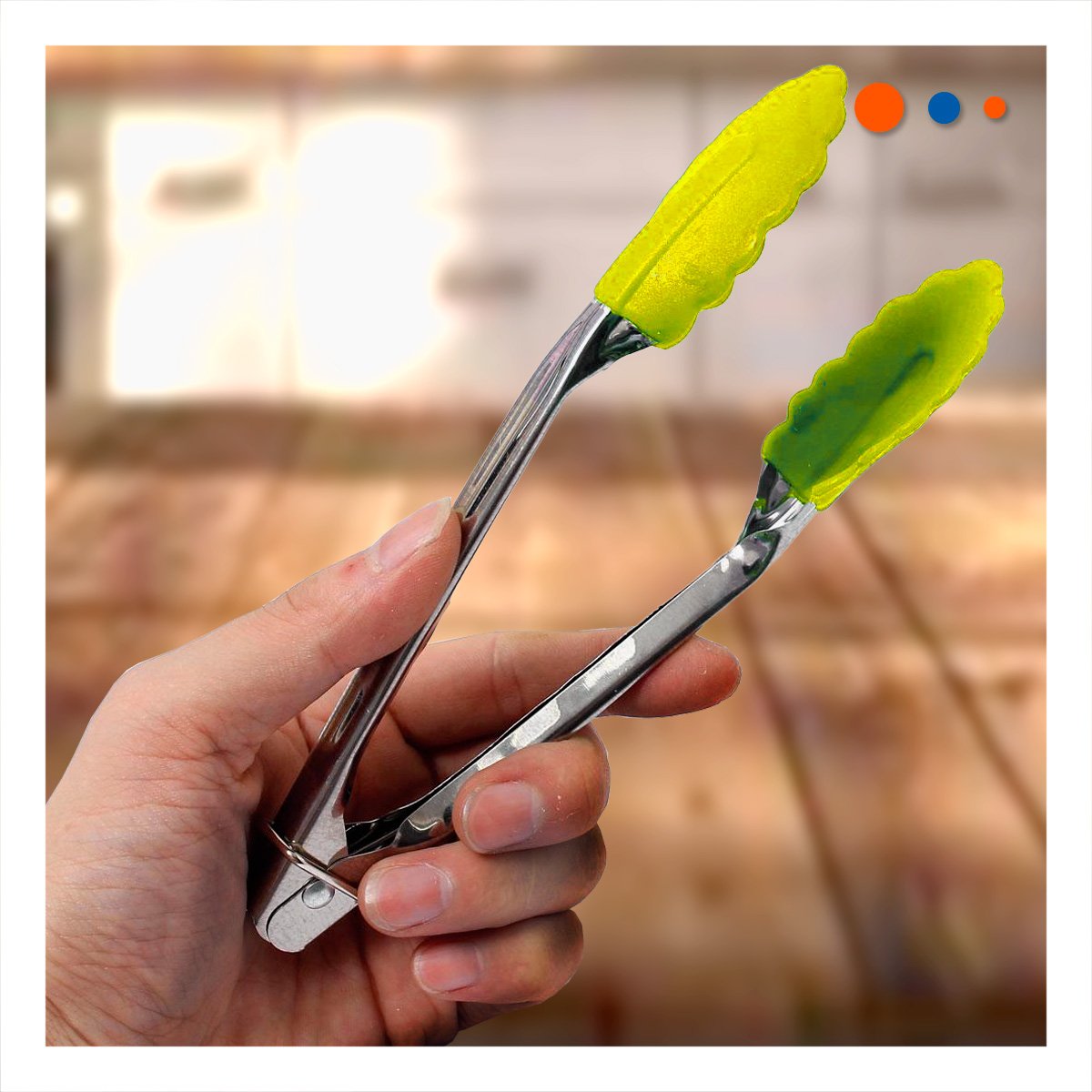 PACK2 PRENSA MULTIUSO 21CM EN VERDE LIMON PARA COCINA - 3