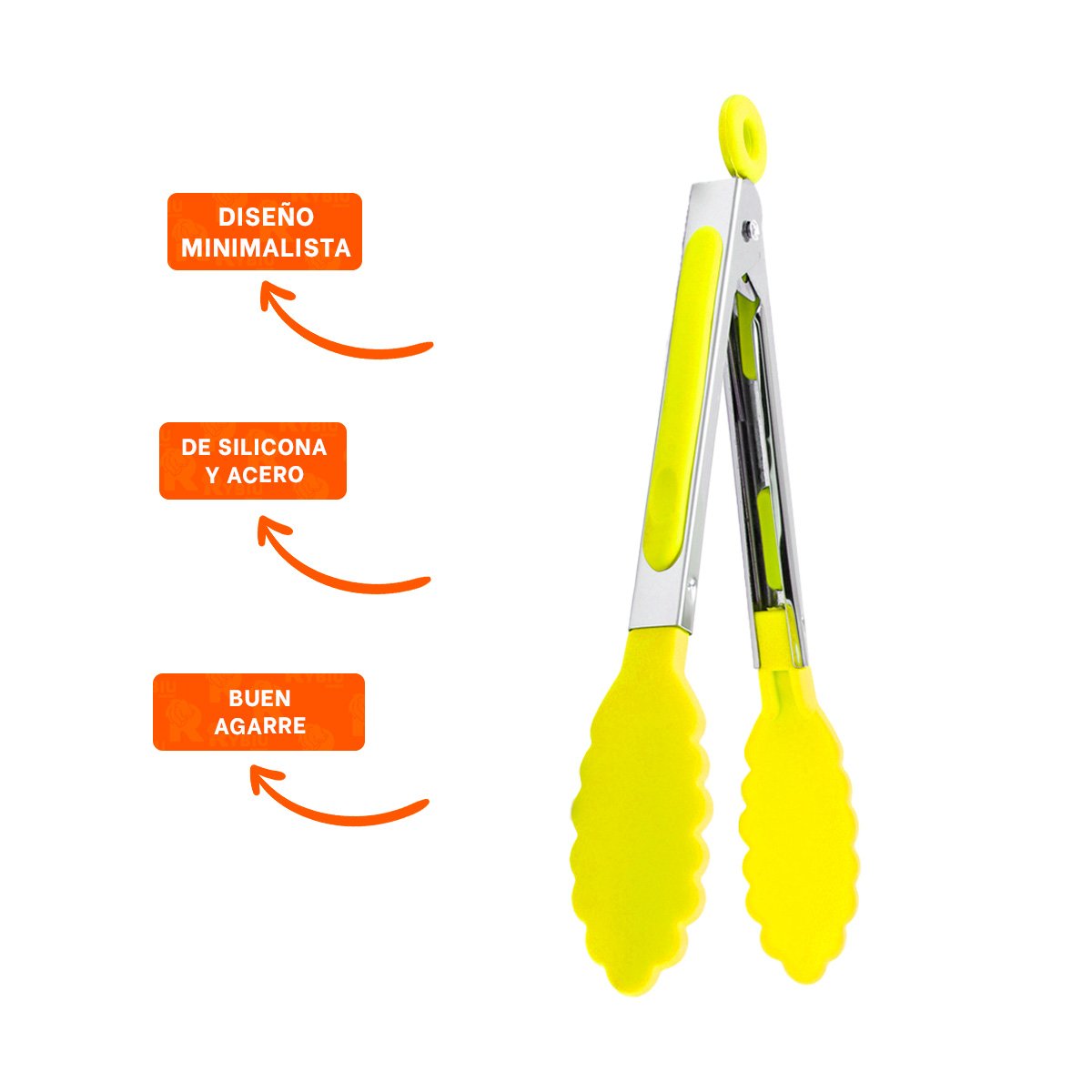 CLIP DE COCINA 21CM EN VERDE LIMON PARA CASA - 3