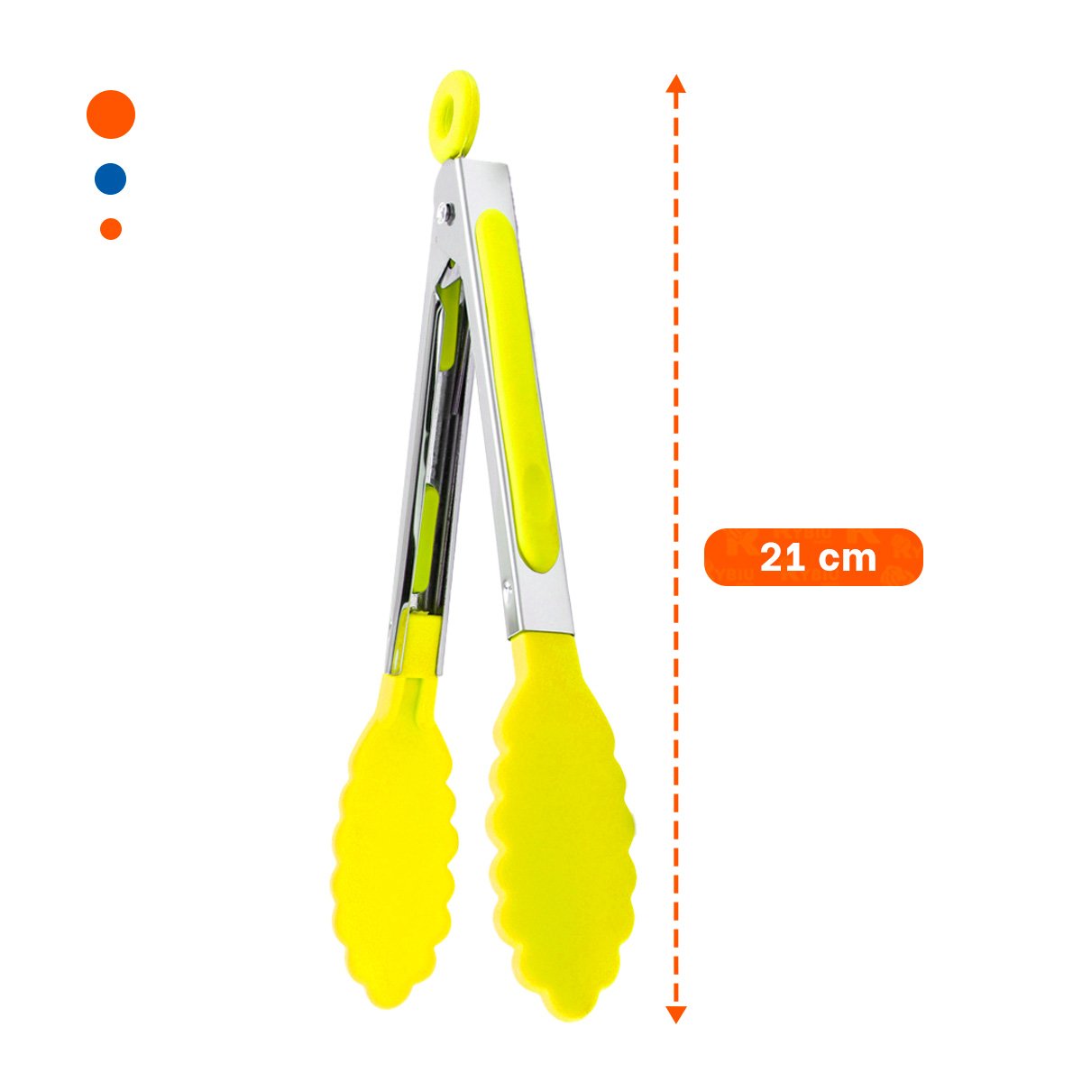 CLIP DE COCINA 21CM EN VERDE LIMON PARA CASA - 4