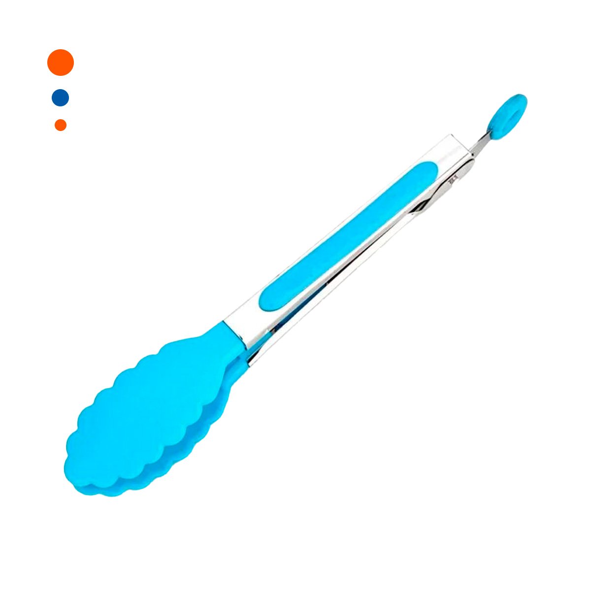PACK2 ABRAZADERA DE COCINA 21CM CELESTE PARA PREPARAR Y SERVIR COMIDAS Y+REGALO STICKER - 2