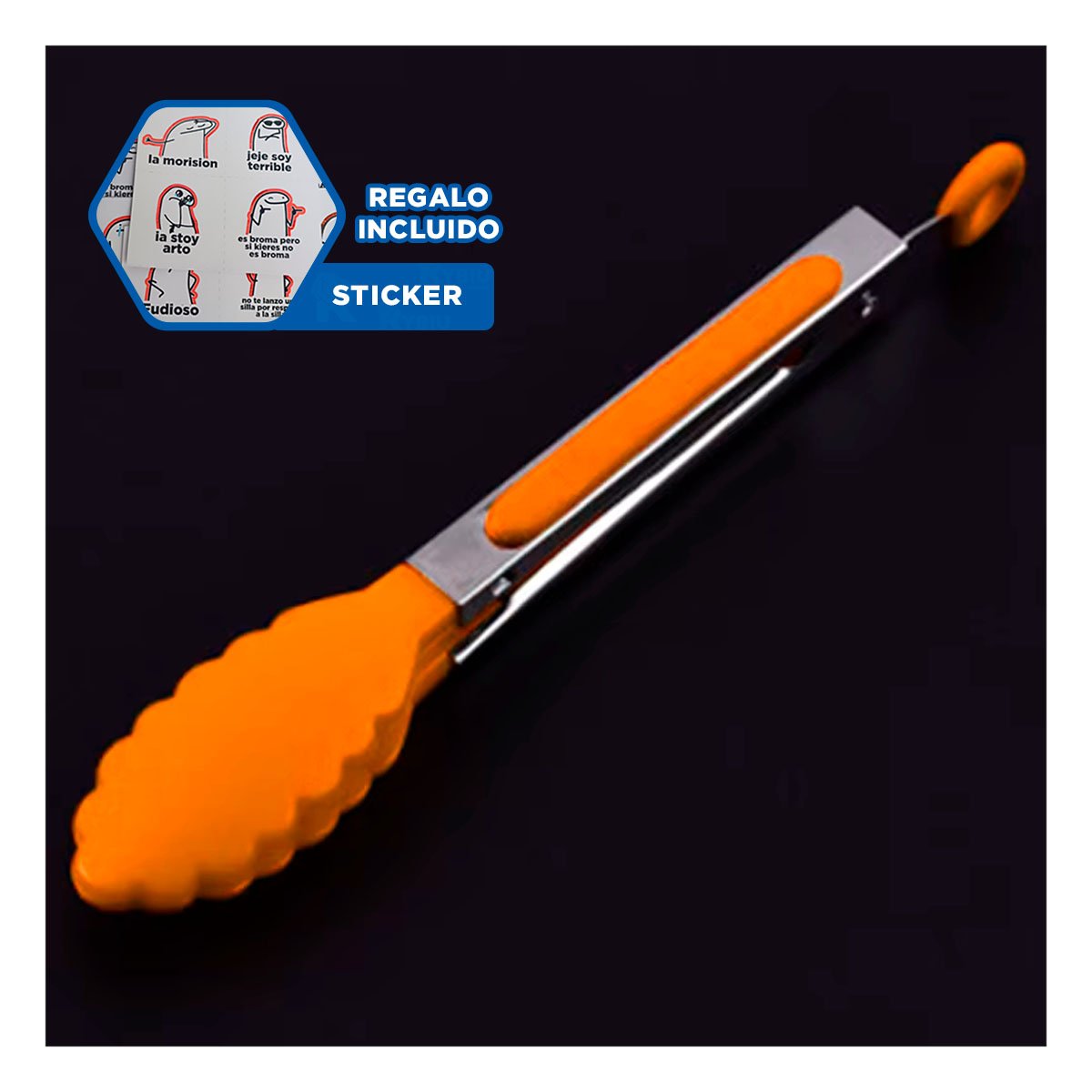 ALICATE DURADERO 21CM NARANJA MULTIUSO PARA USO DIARIO Y+REGALO STICKER - 1