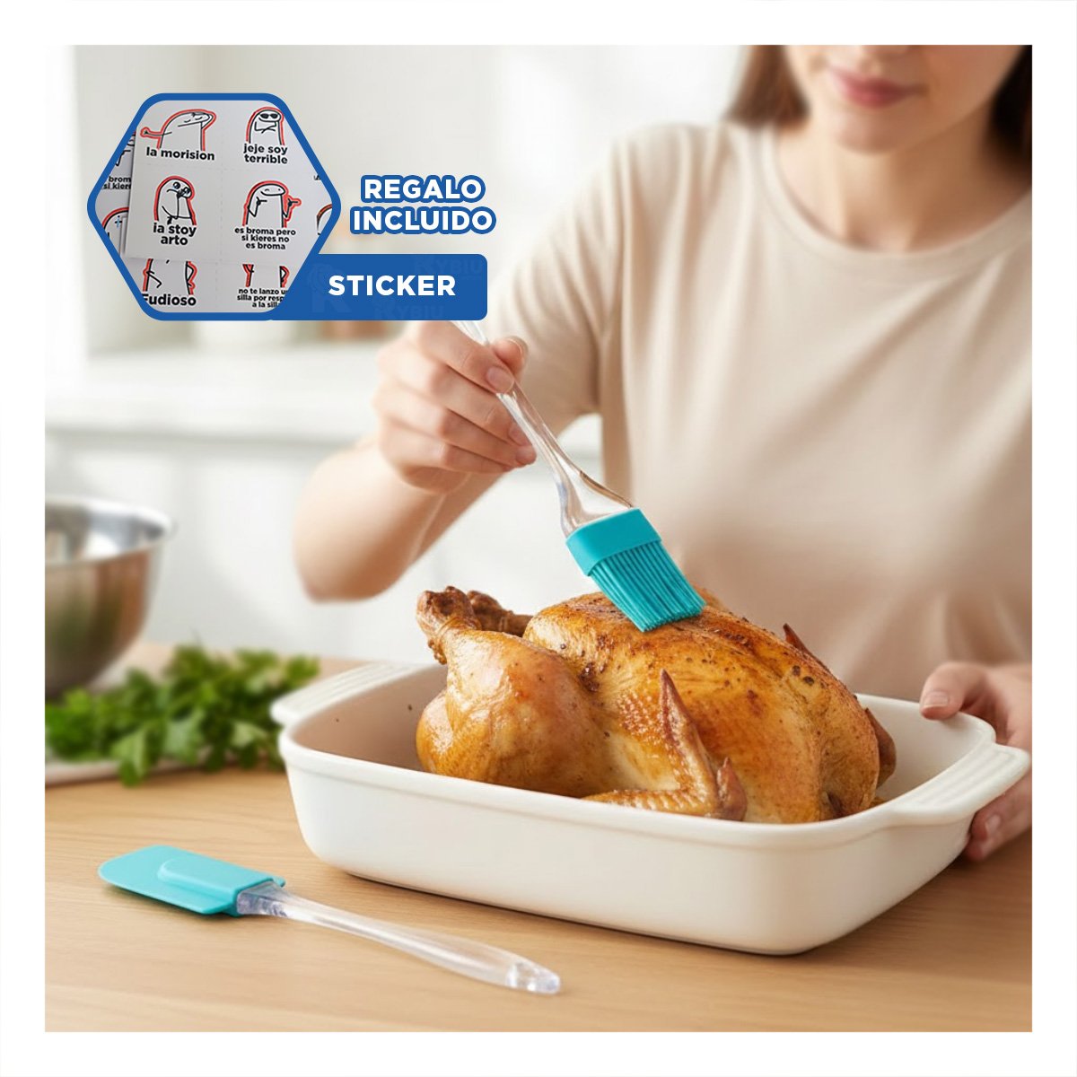 ENVOLTURA TRANSPARENTE PARA ALIMENTOS 20M X 30CM COCINA Y+REGALO STICKER - 1