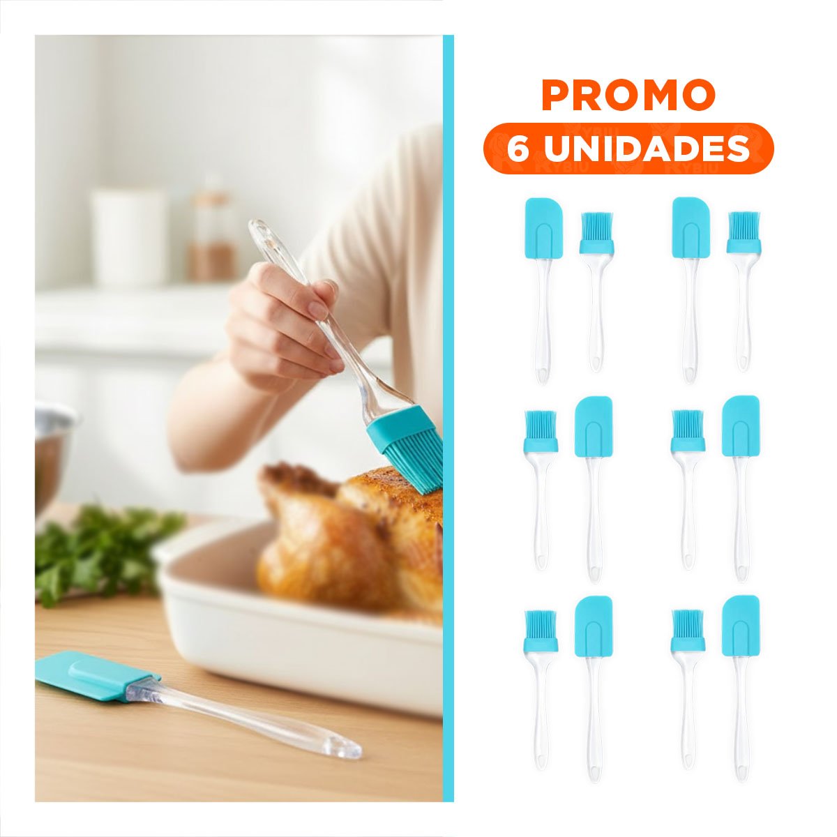 PACK6 FILM COCINA 20M X 30CM TRANSPARENTE PARA ALIMENTOS - 1