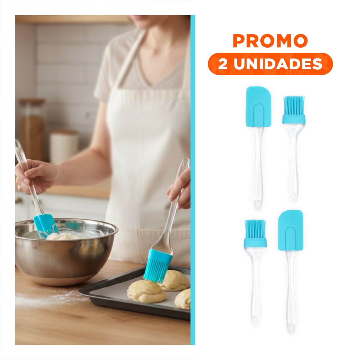 PACK2 COBERTURA PLASTICA PARA ALIMENTOS 20M X 30CM COCINA HOGAR - 1