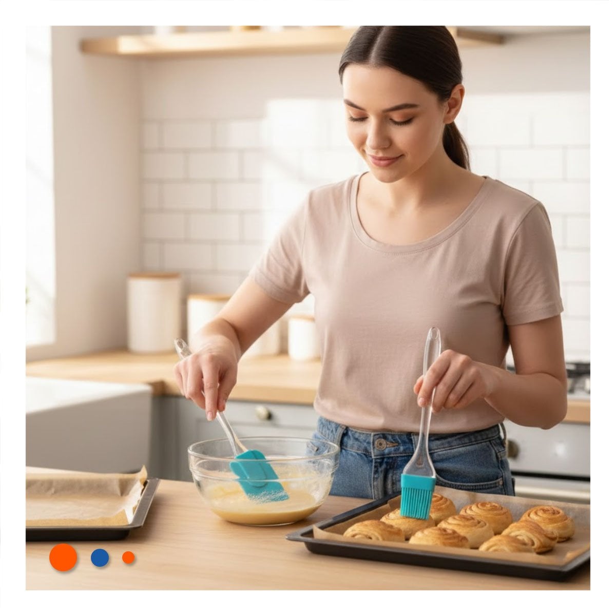 PACK12 ENVOLTURA PLASTICA 20M X 30CM PARA ALIMENTOS COCINA Y+REGALO STICKER - 3