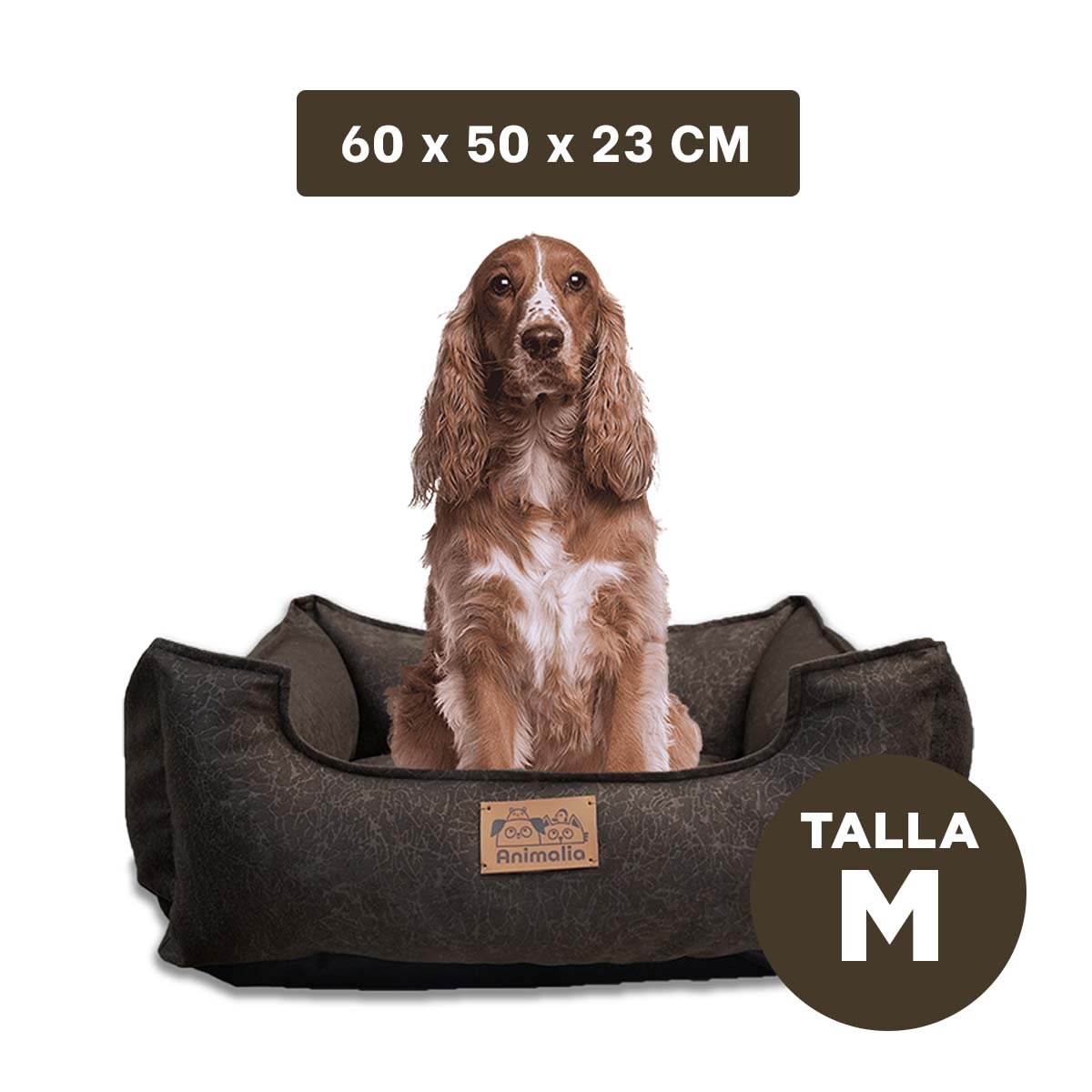 COLCHON MARRON PARA PERRO TALLA M CON COMPLETO Y+POST IT - 4
