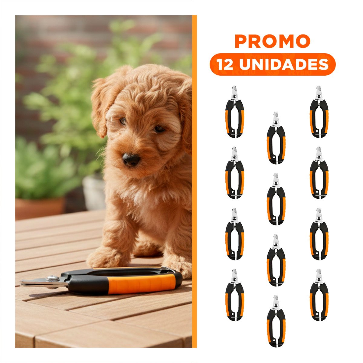PACK12 HERRAMIENTA RESISTENTE CON LIMA 12X4 3 CM NARANJA Y NEGRO NUMBELL Y+REGALO STICKER - 1