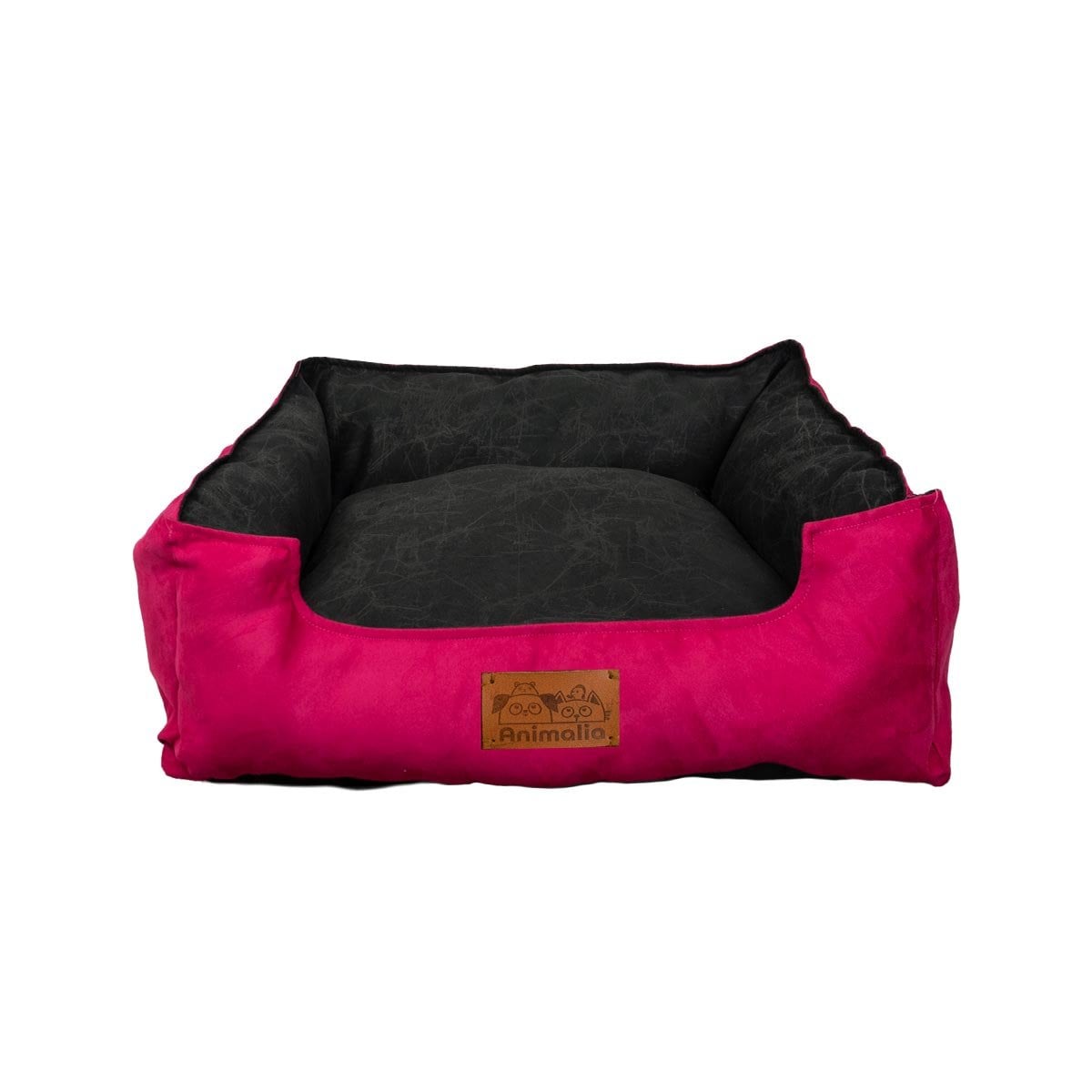 UNIDAD DE DESCANSO PARA PERRO TALLA M FUCSIA CENTRO NEGRO Y+REGALO STICKER - 3